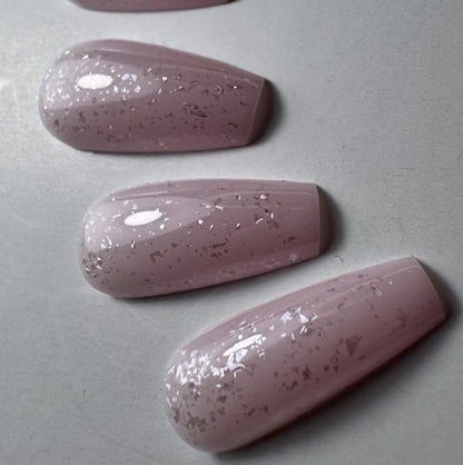 Gel polish "Didier Lab", Glitter Top coat, silver, 10 ml