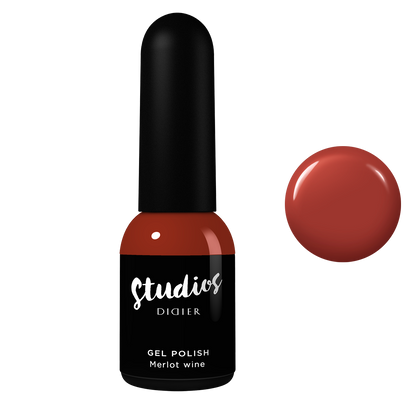 Gel polish "Studios Didier", Merlot wine, TPO-fri, 8ml