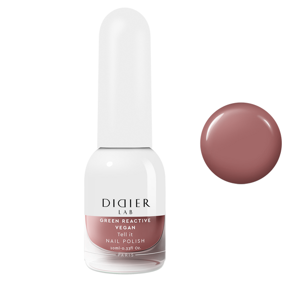 Green reactive, vegan nail polish "Didier Lab", Tell it, 10ml