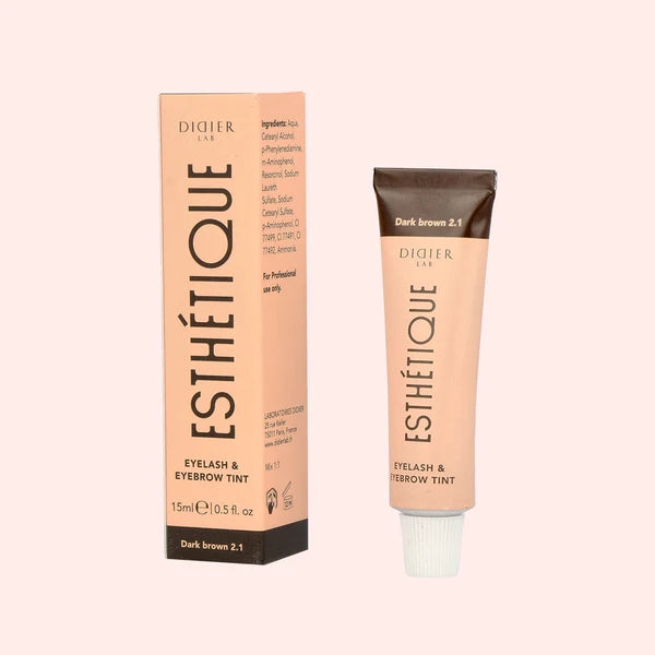 Didier Lab Esthétique Brow and Lash Tint, Dark brown 15ml, 1psc
