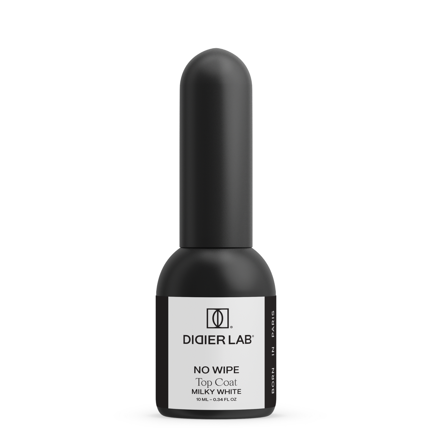 Top coat no wipe "Didier lab", Milky White, HEMA och TPO-fri, 10ml