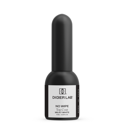 Top coat no wipe "Didier lab", Milky White, HEMA och TPO-fri, 10ml