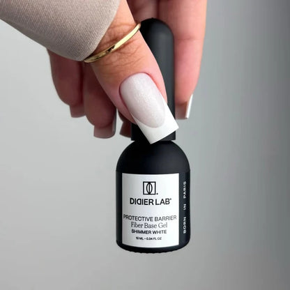 Smart Fiber Base, Shimmer White, HEMA- & TPO-fri, DidierLab, 10 ml