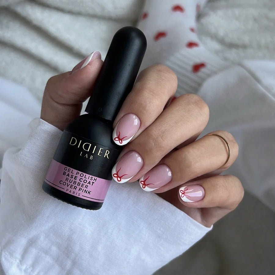 Rubber Base Coat, Cover Pink, HEMA & TPO-fri, DidierLab, 10 ml