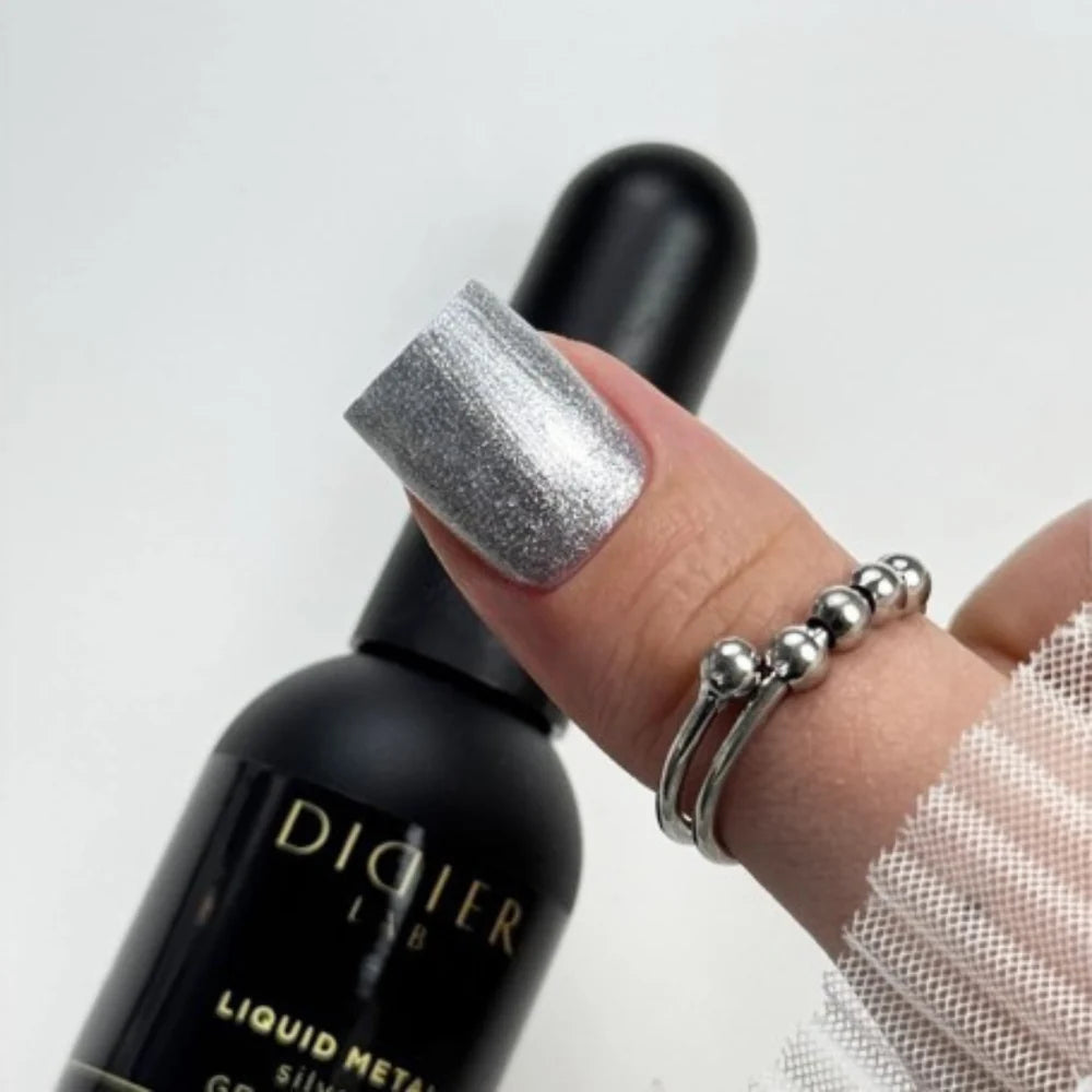 Gel Polish Liquid Metal Silver Didier Lab 10ml