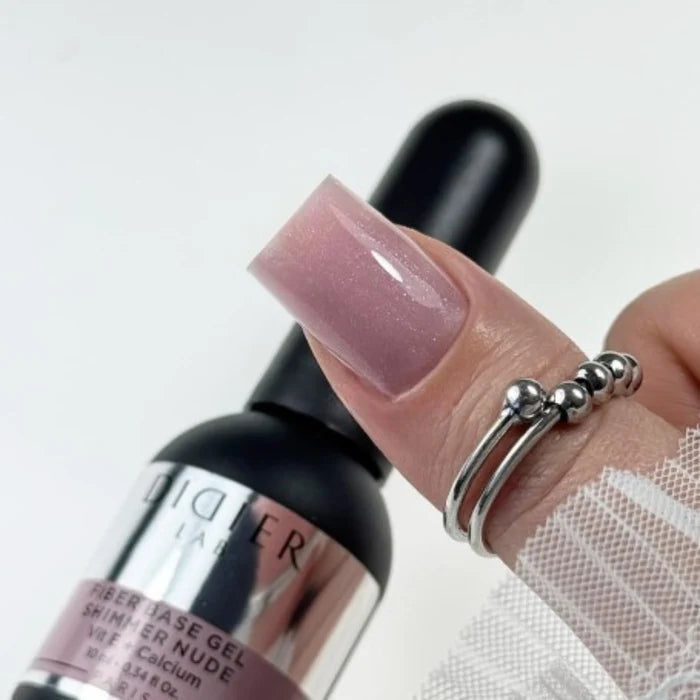 Smart Fiber Base, Shimmer Nude, HEMA- & TPO-fri, DidierLab, 10 ml