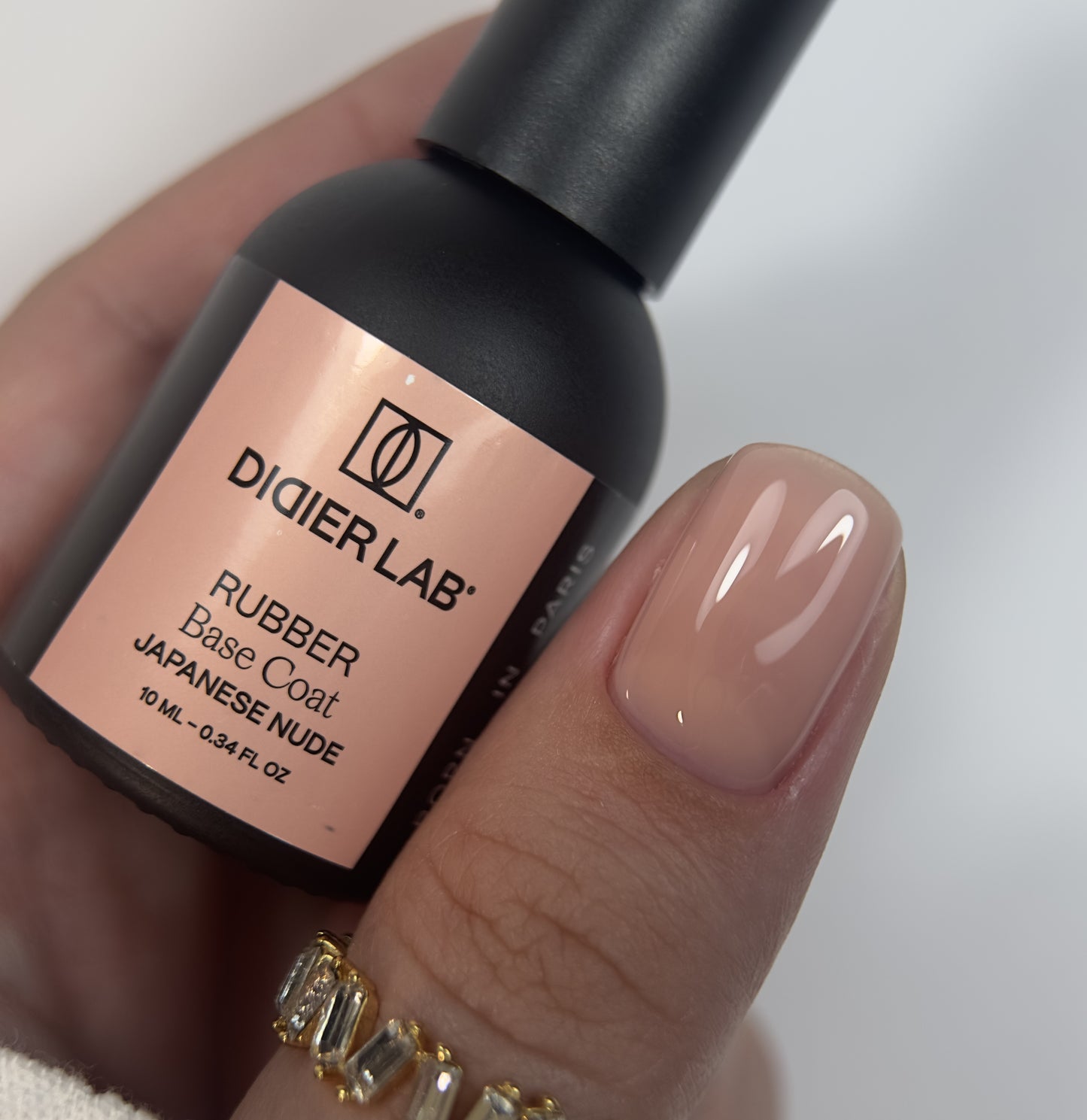 Gel polish, Rubber base coat, Japanese nude , 10ml