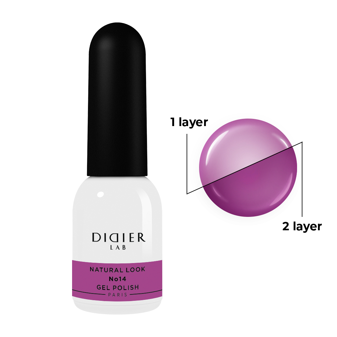 Gel polish "Didier Lab", Natural look, HEMA och TPO-fri, No14