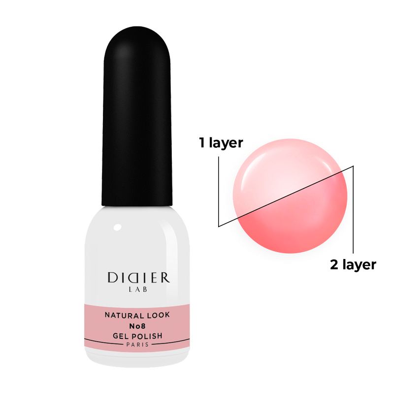 Gel polish "Didier Lab", Natural look, No8