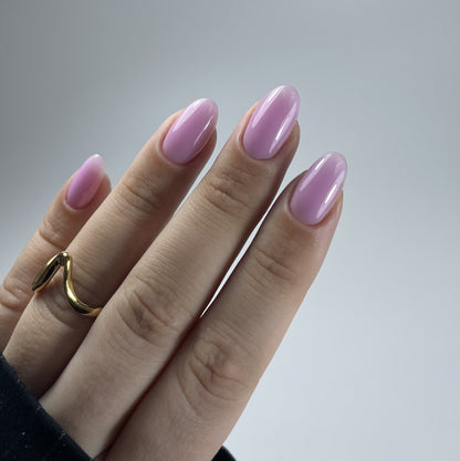 Gel polish, Rubber base coat, soft lilac , 10ml