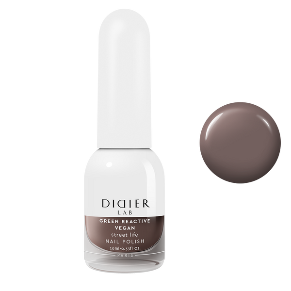 Green reactive, vegan nail polish "Didier Lab", street life, 10ml