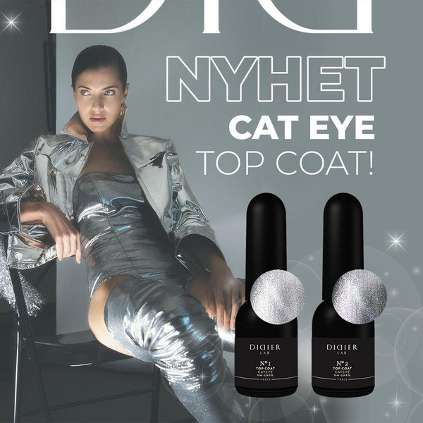 Gel polish Top coat no wipe "Didier Lab", Cat Eye