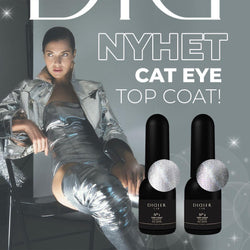 Gel polish Top coat no wipe "Didier Lab", Cat Eye