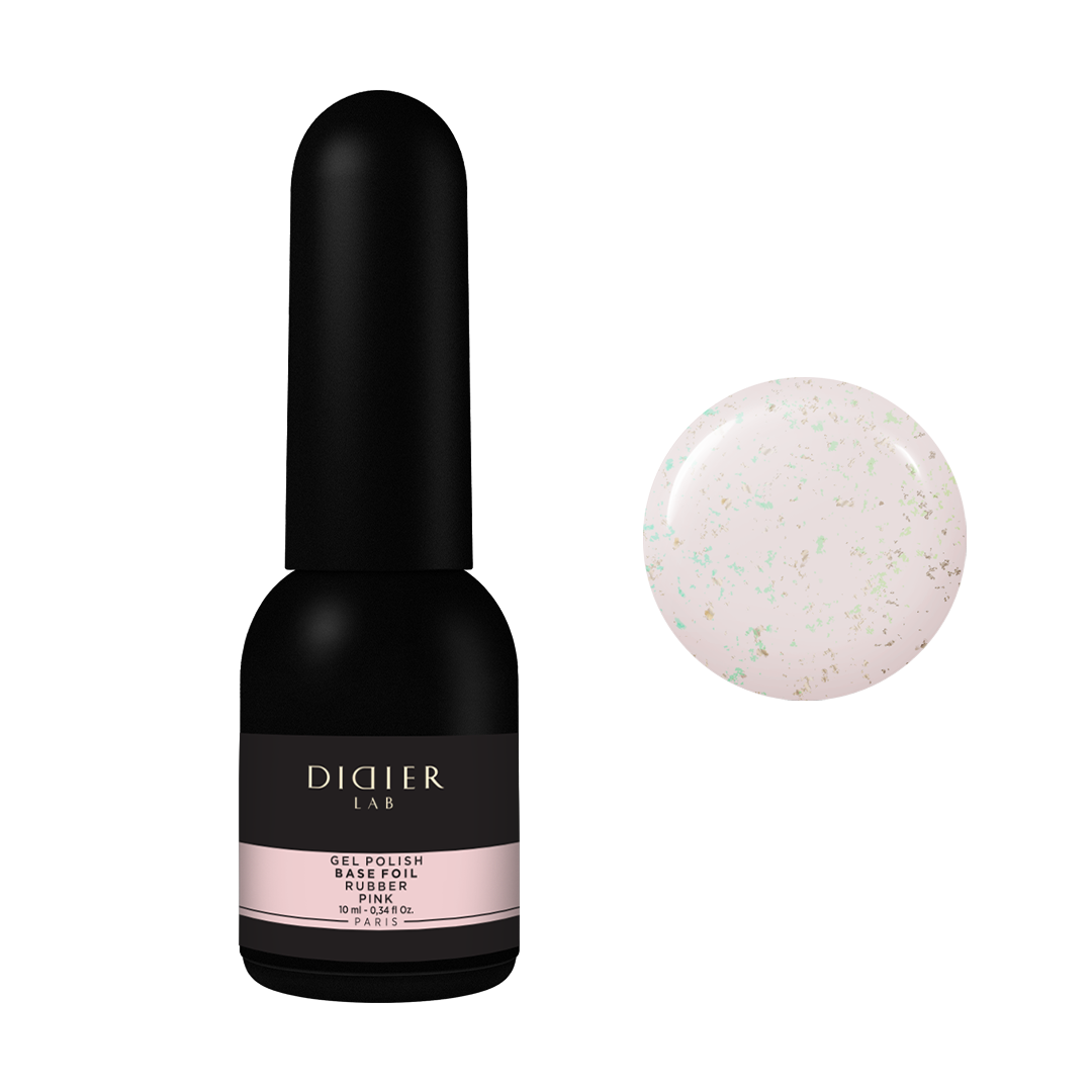 Gel polish, Rubber base foil, pink, TPO-fri, 10ml