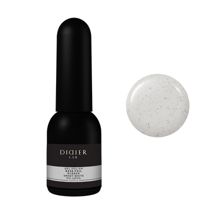 Gel polish, Rubber base foil, smoky white , 10ml