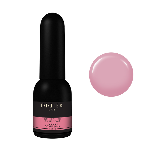 Rubber base coat "Didier Lab", cover pink, 10ml