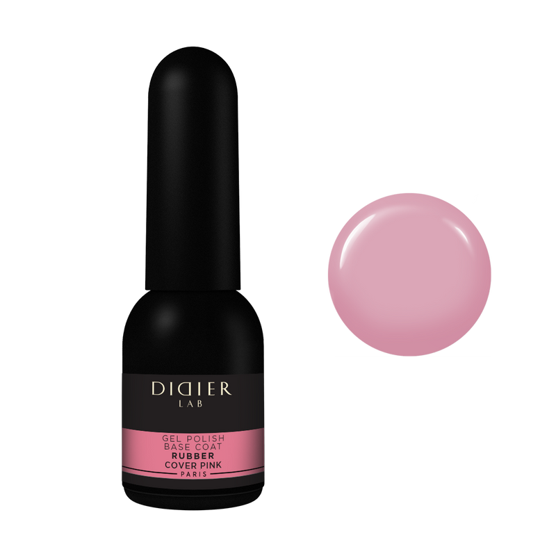 Rubber base coat "Didier Lab", cover pink, 10ml