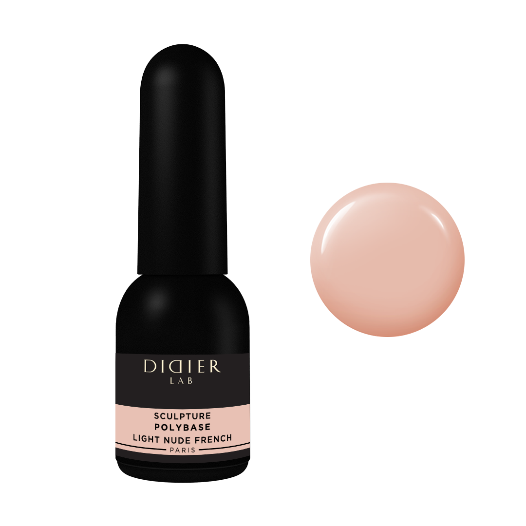 Sculpture Polybase "Didier Lab", light nude french, HEMA och and TPO-fri, 10ml
