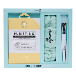 TICKET TO GLOW Purifying Gift set "Pharma Oil"