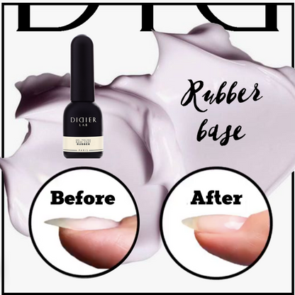 Gel polish, Rubber Base Coat, "Didier Lab", 10ml