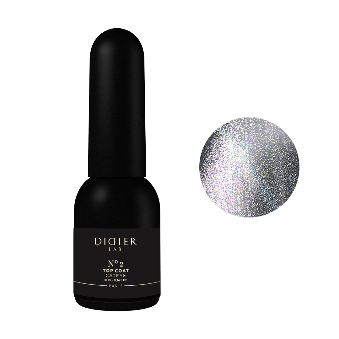 Gel polish Top coat no wipe "Didier Lab", Cat Eye