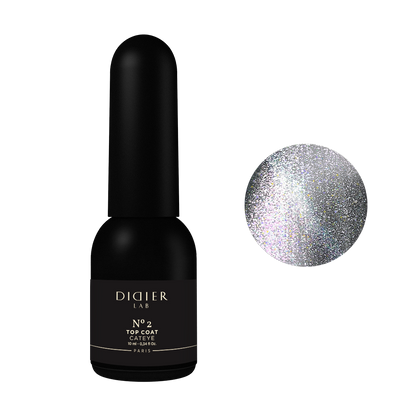 Gel polish Top coat no wipe "Didier Lab", Cat Eye