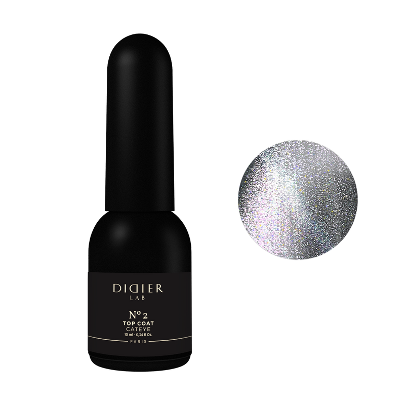 Gel polish Top coat no wipe "Didier Lab", Cat Eye